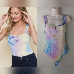 Pastel Tie-dye Bodysuit Saints & Heart